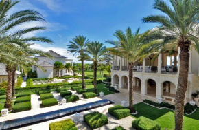 Luxury 9-bedroom ocean and golf front mansion with full service staff in exclusive resort
